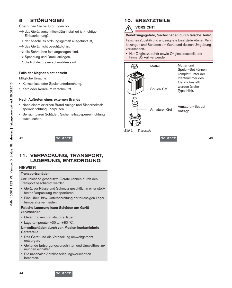Burkert Type 6027 User Manual | Page 12 / 18