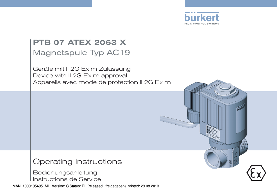 Burkert Type 6027 User Manual | 46 pages