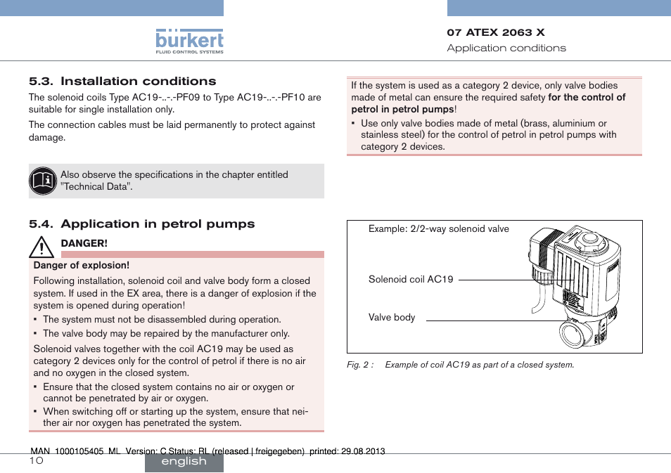 Burkert Type 6027 User Manual | Page 10 / 46