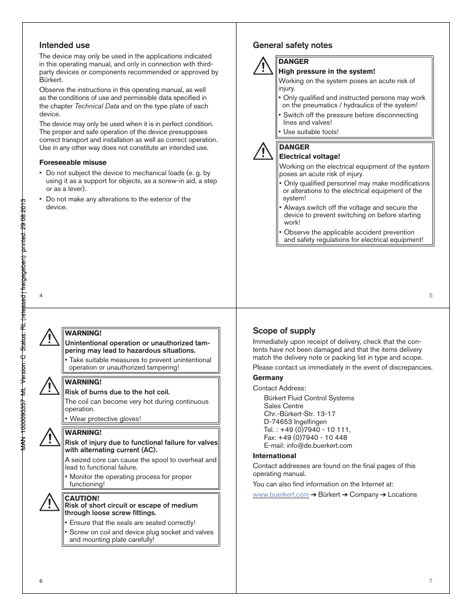 Burkert Type 6027 User Manual | Page 2 / 15