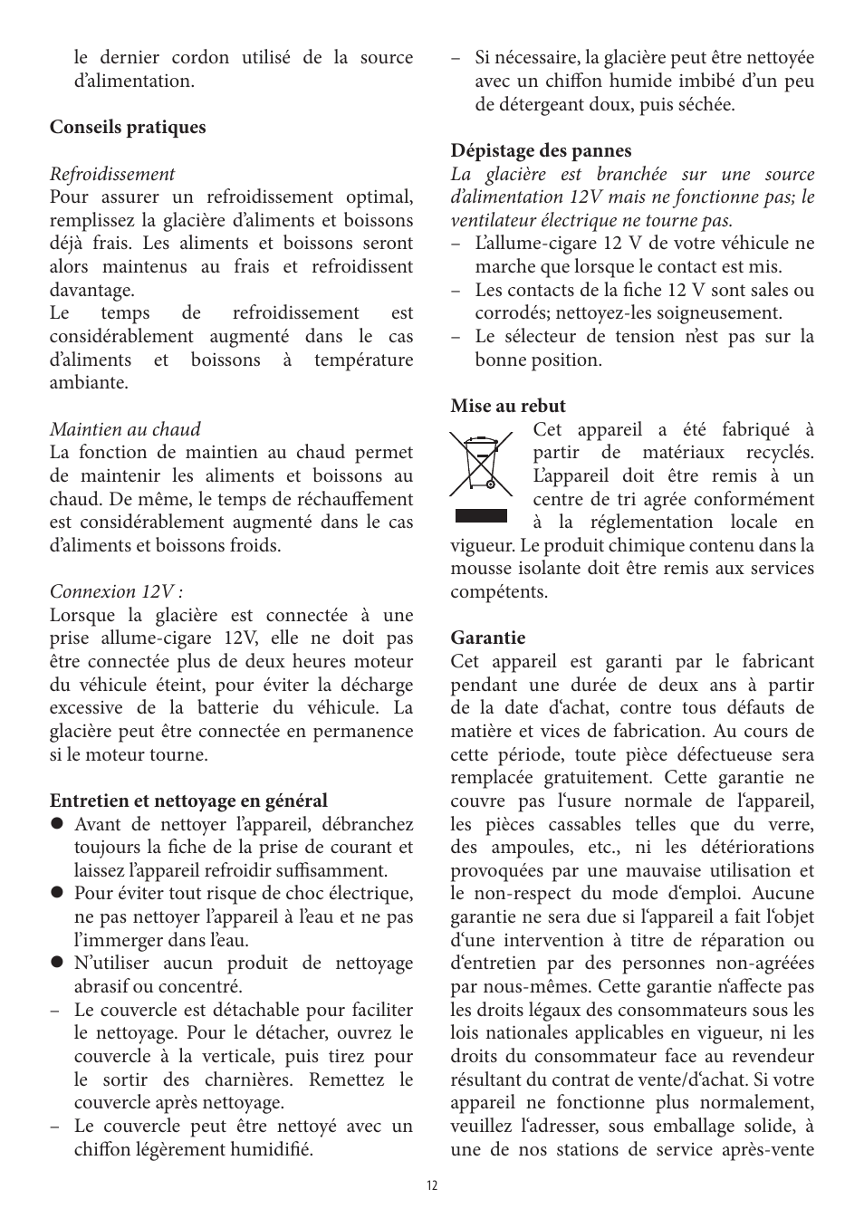 SEVERIN KB 2921 User Manual | Page 12 / 50