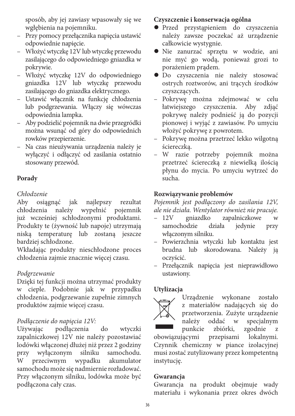 SEVERIN KB 2921 User Manual | Page 36 / 50