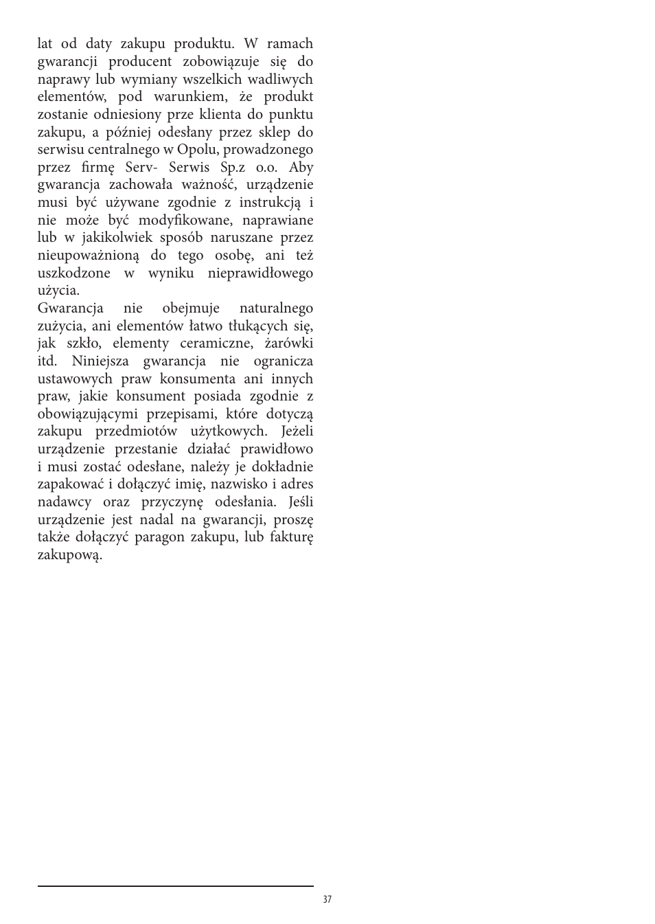 SEVERIN KB 2921 User Manual | Page 37 / 50