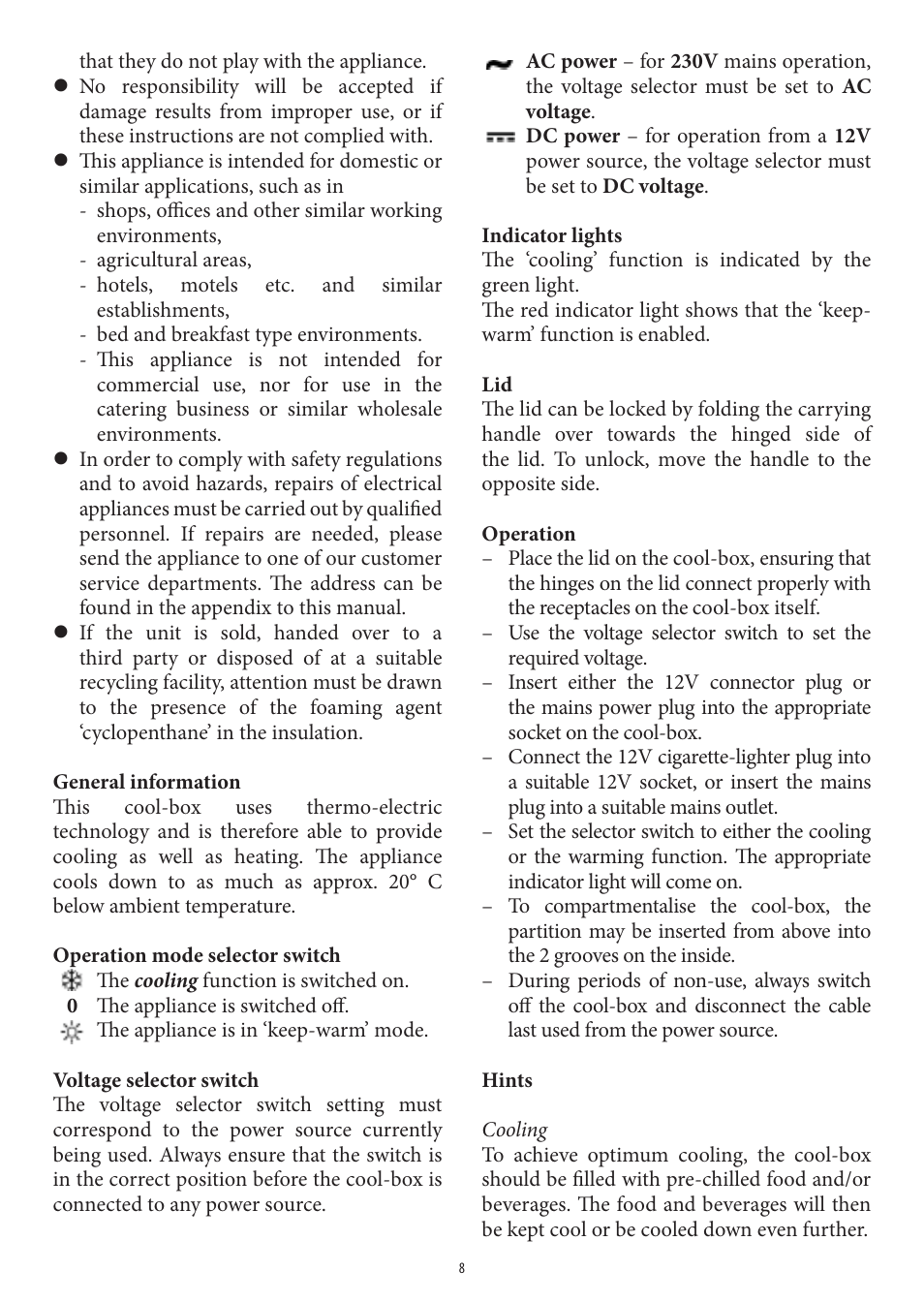 SEVERIN KB 2921 User Manual | Page 8 / 50