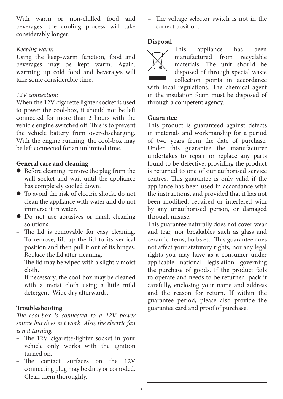 SEVERIN KB 2921 User Manual | Page 9 / 50