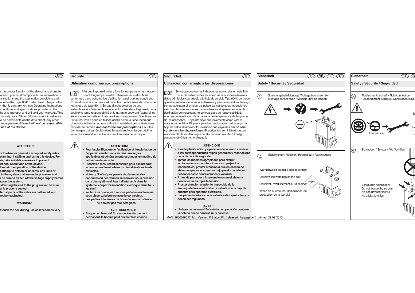 Burkert Type 6041 User Manual | Page 2 / 6