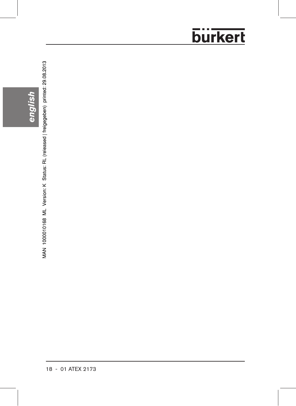 English | Burkert Type 6104 User Manual | Page 18 / 64