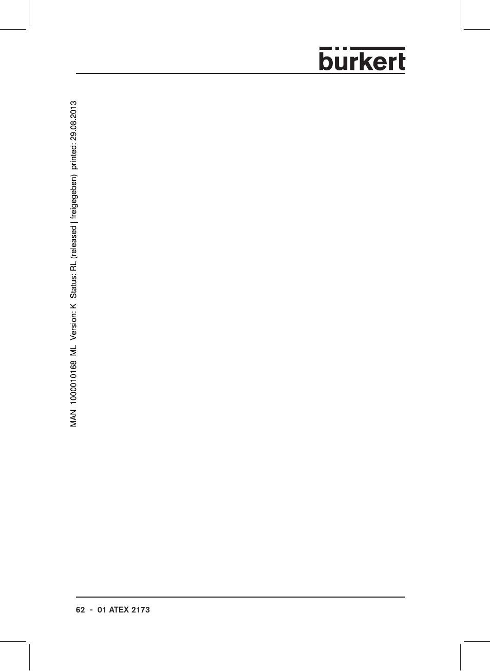 Burkert Type 6104 User Manual | Page 62 / 64