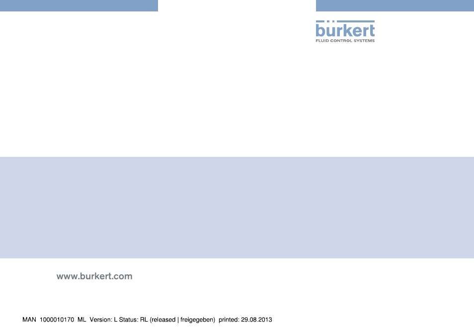 Burkert Type 6106 User Manual | Page 40 / 40
