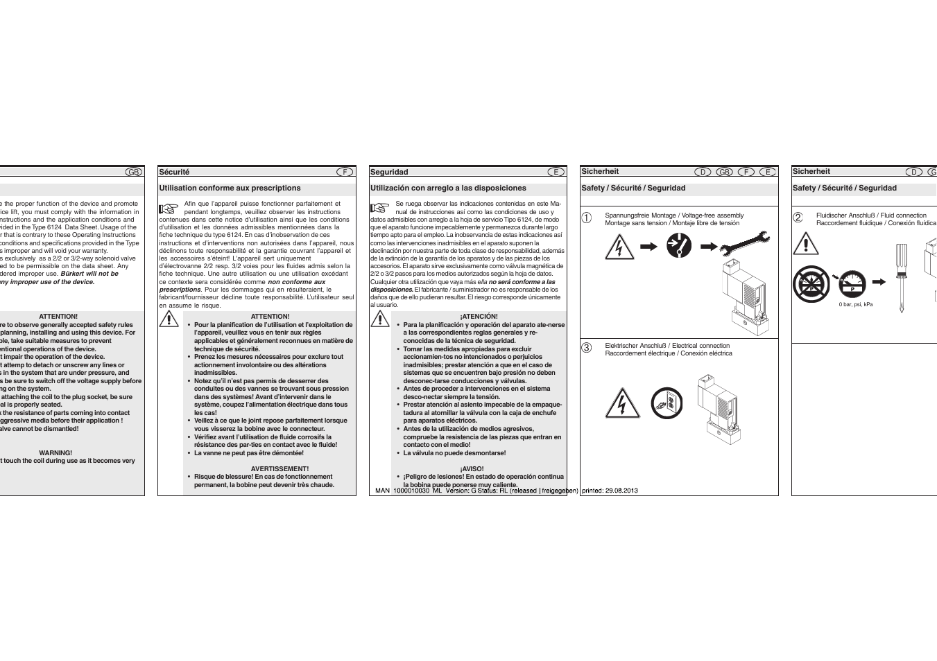 Burkert Type 6124 User Manual | Page 2 / 6