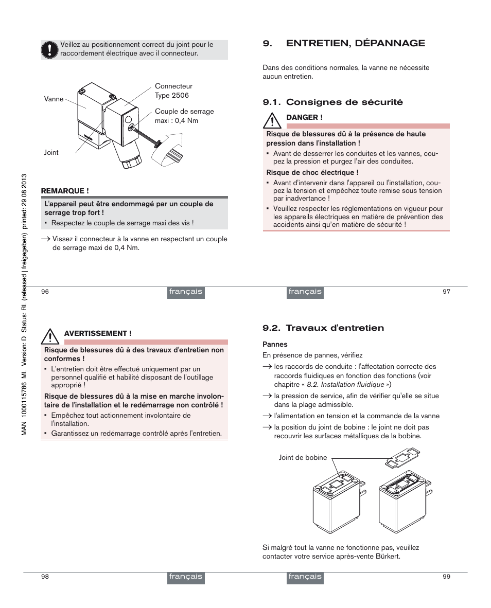 Burkert Type 6606 User Manual | Page 26 / 27