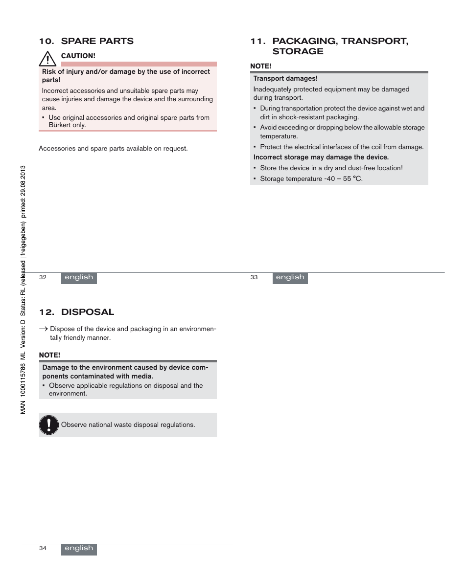 Burkert Type 6606 User Manual | Page 9 / 27