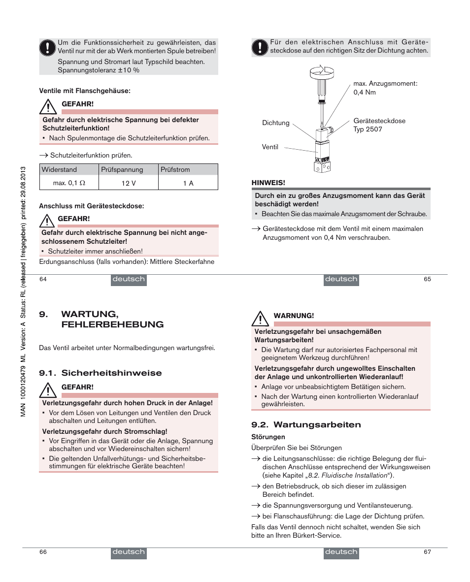Burkert Type 6608 User Manual | Page 17 / 27