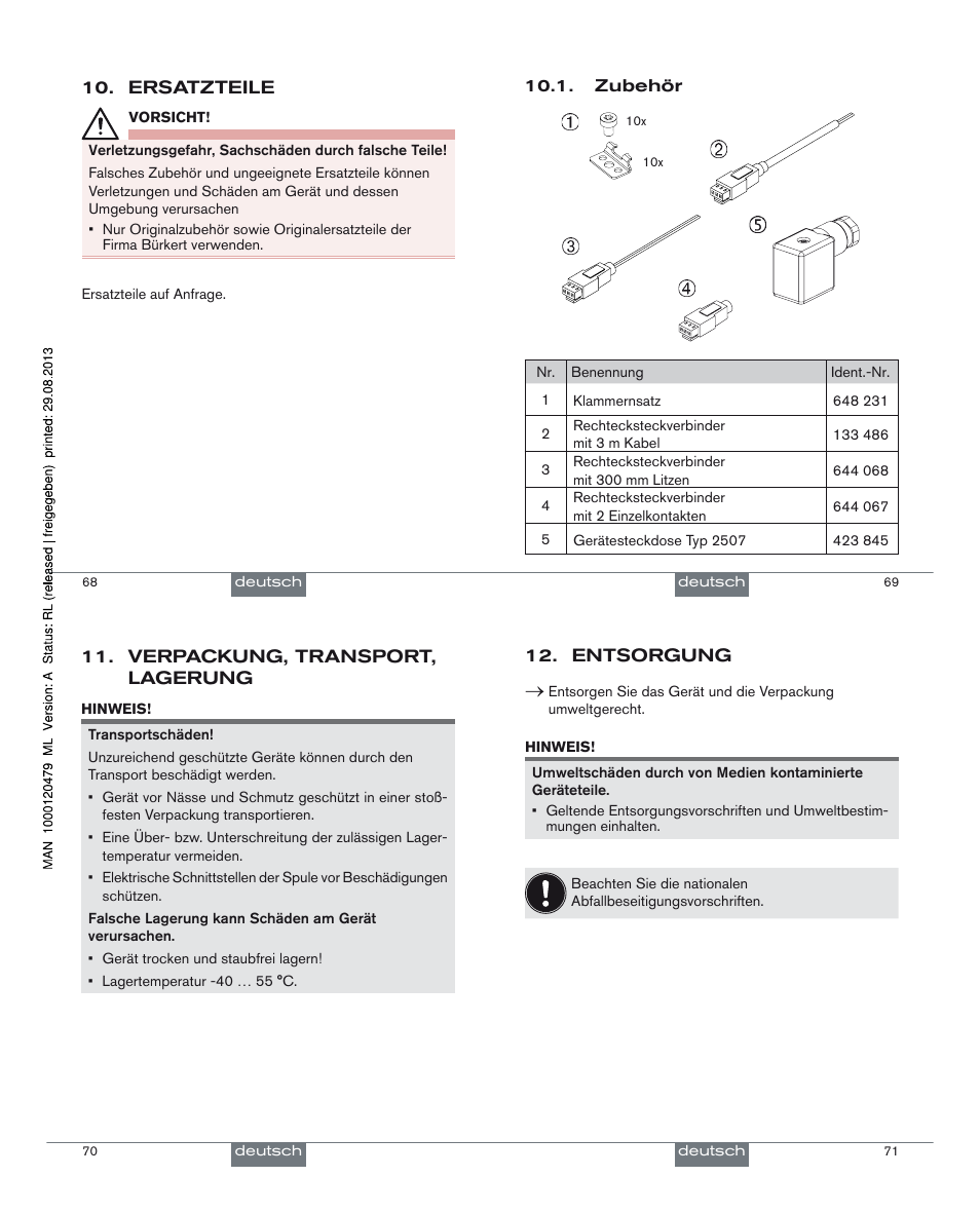 Burkert Type 6608 User Manual | Page 18 / 27