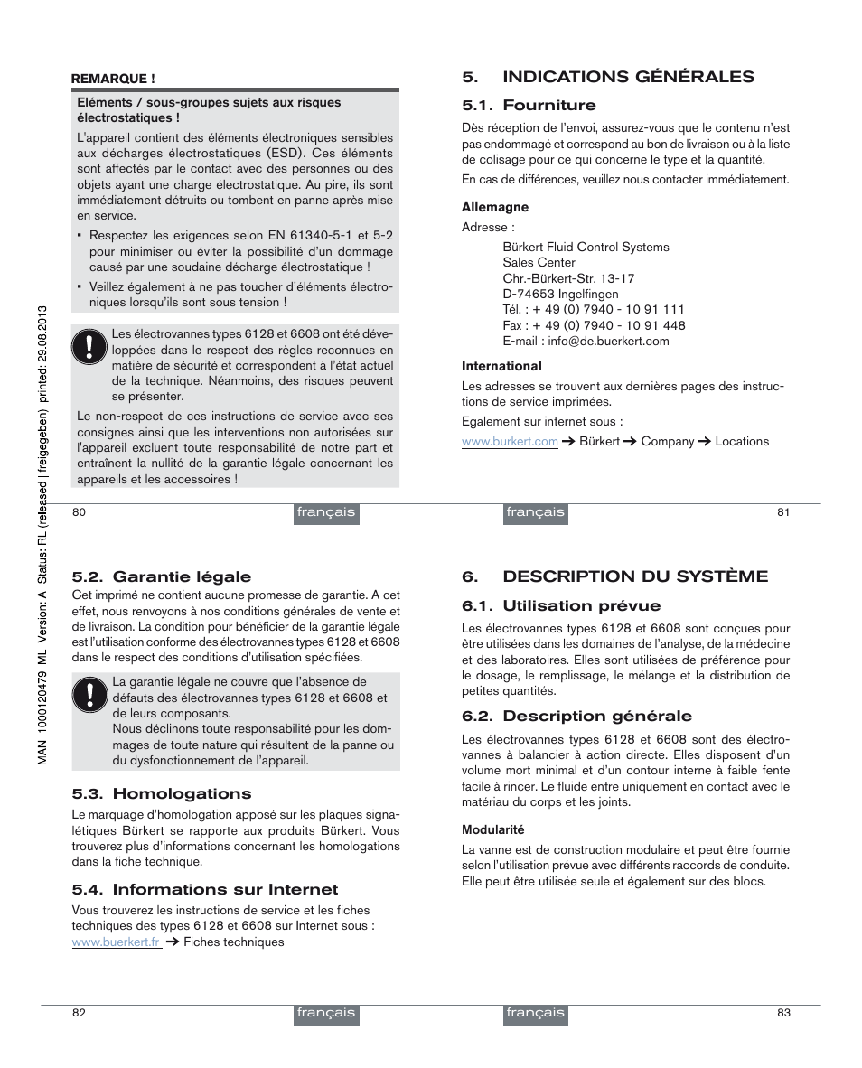 Burkert Type 6608 User Manual | Page 21 / 27