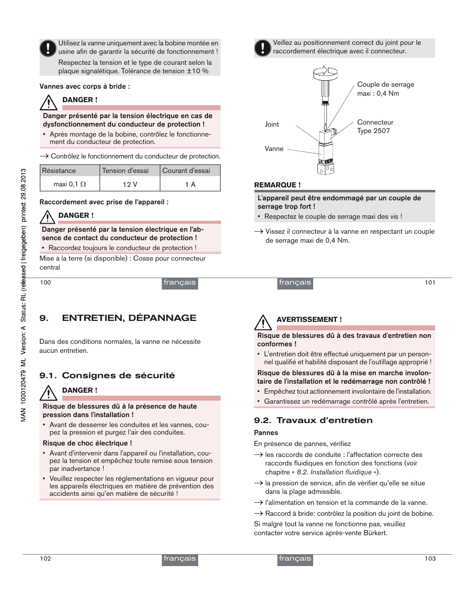 Burkert Type 6608 User Manual | Page 26 / 27