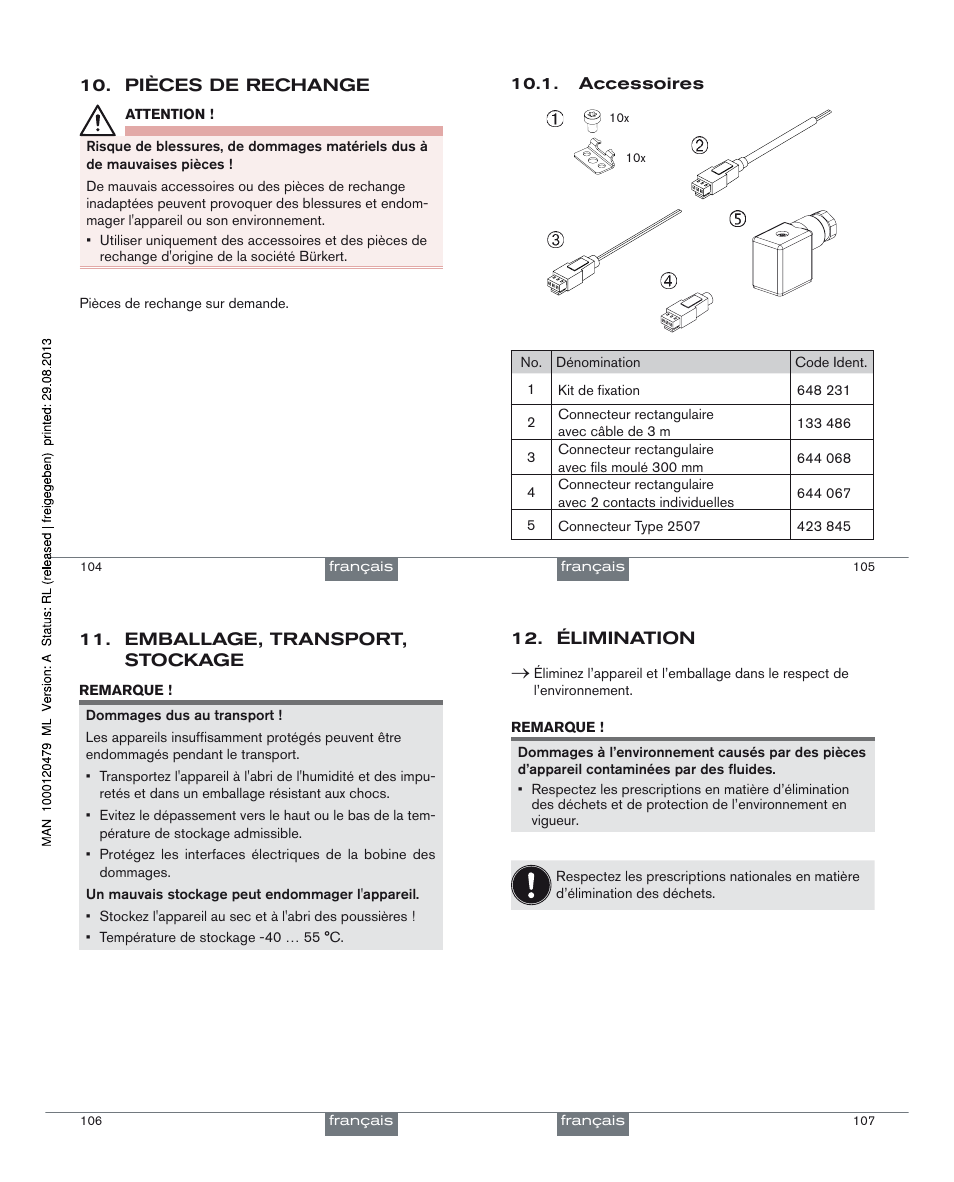 Burkert Type 6608 User Manual | Page 27 / 27