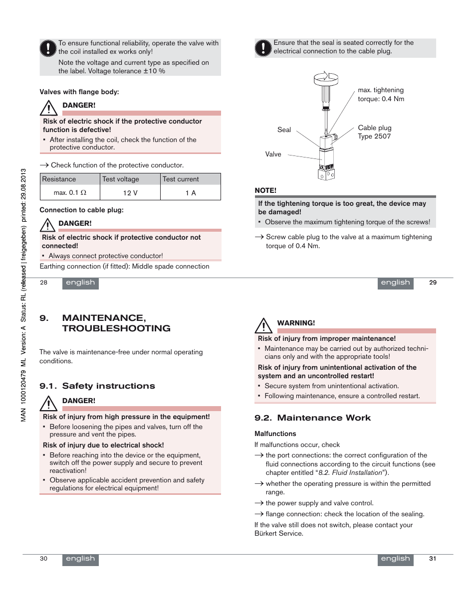 Burkert Type 6608 User Manual | Page 8 / 27