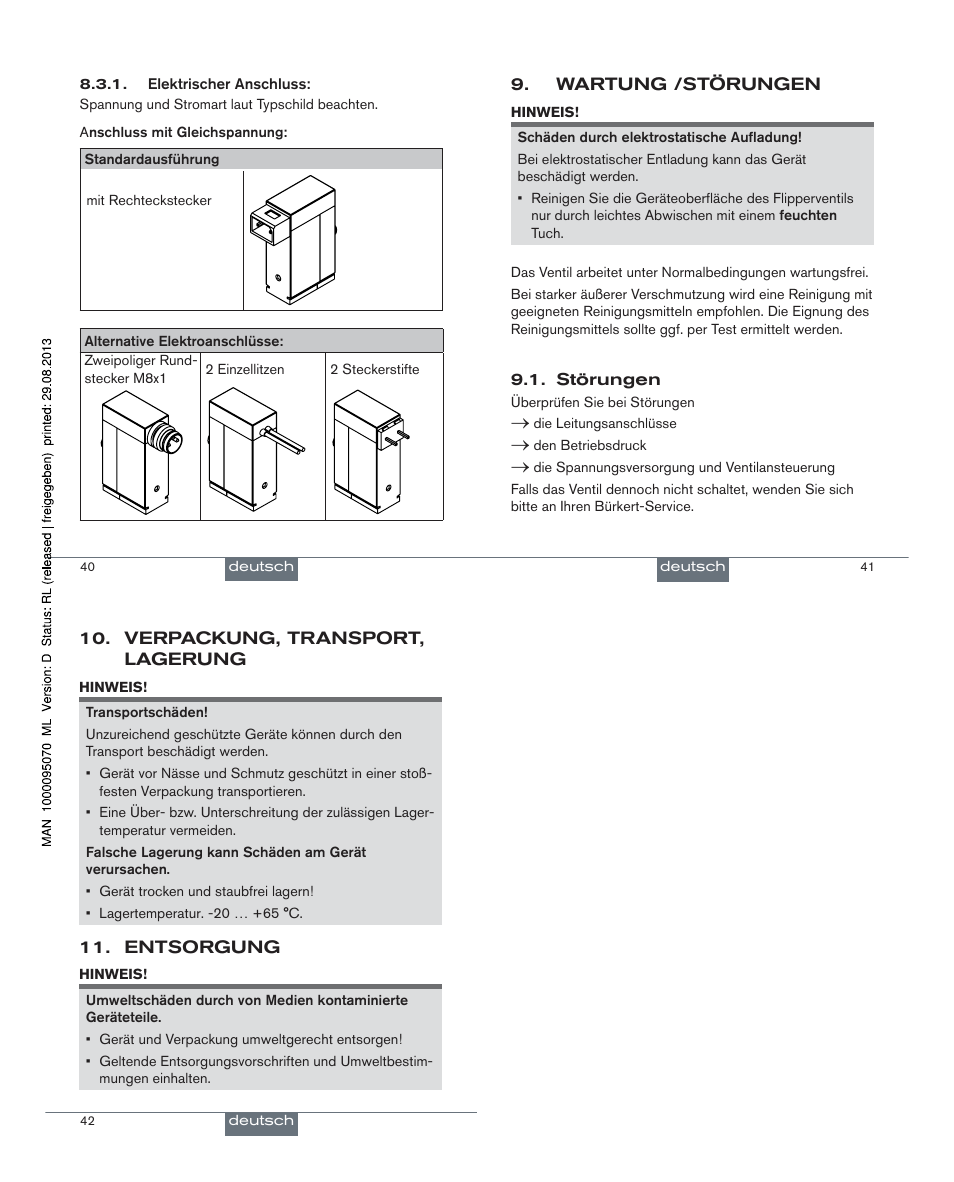 Burkert Type 6144 User Manual | Page 12 / 18