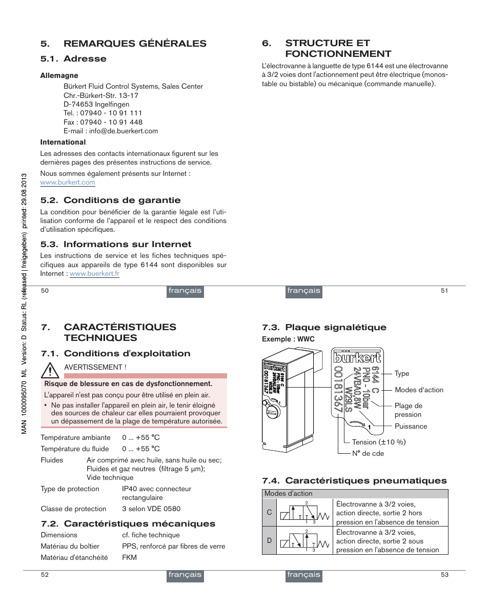 Burkert Type 6144 User Manual | Page 15 / 18