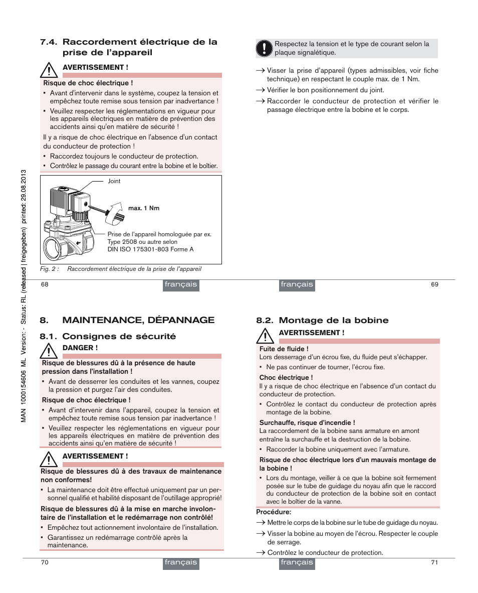 Burkert Type 6203 User Manual | Page 19 / 21