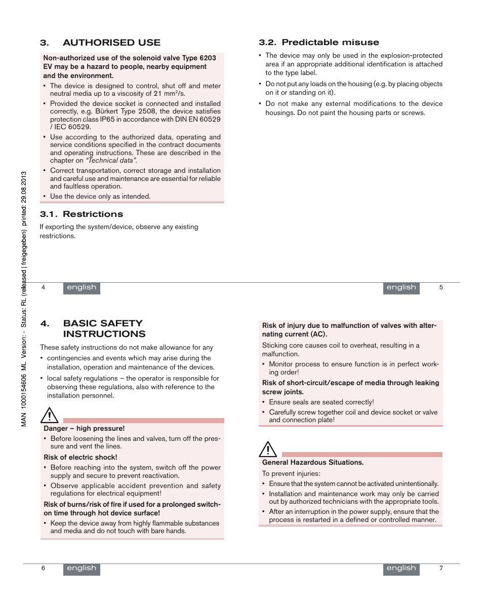 Burkert Type 6203 User Manual | Page 2 / 21