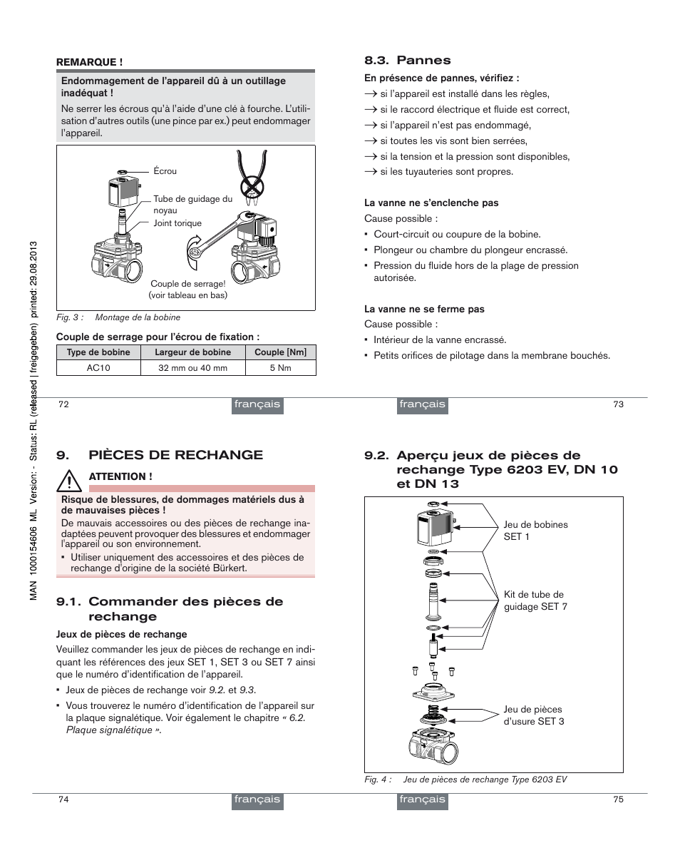 Burkert Type 6203 User Manual | Page 20 / 21