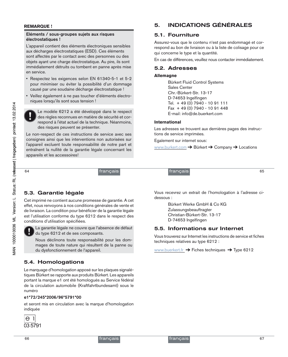 Burkert Type 6212 User Manual | Page 19 / 24