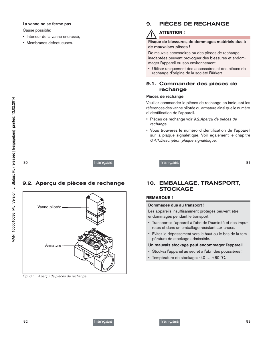 Burkert Type 6212 User Manual | Page 23 / 24