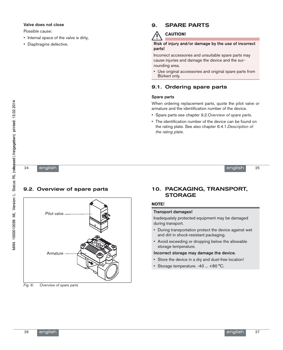 Burkert Type 6212 User Manual | Page 7 / 24