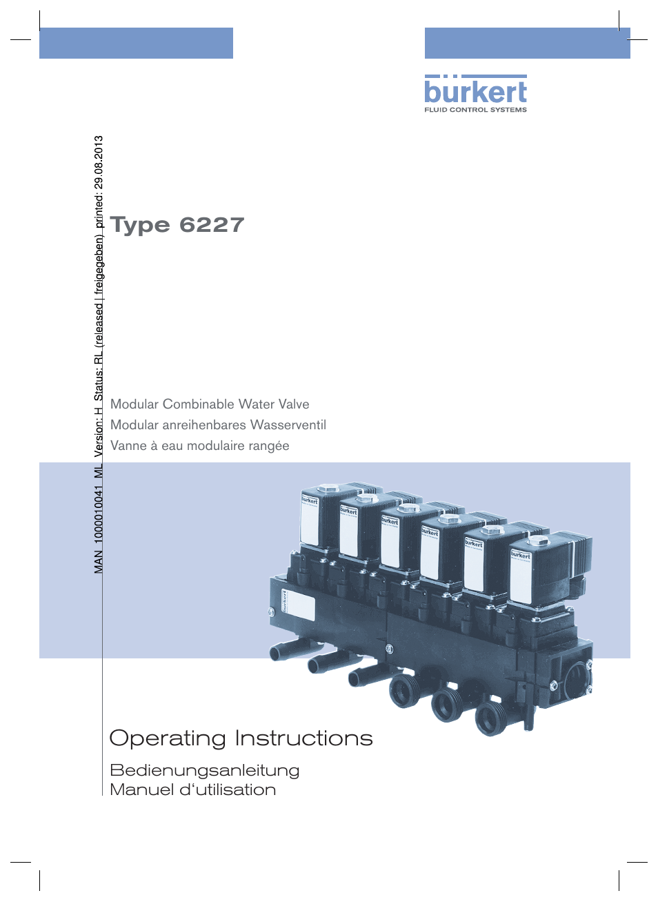 Burkert Type 6227 User Manual | 22 pages