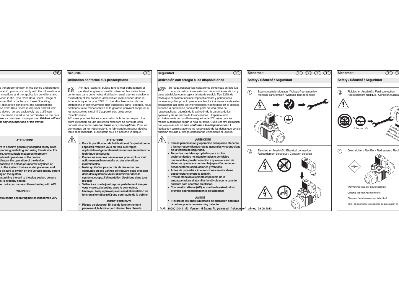 Burkert Type 6228 User Manual | Page 2 / 6