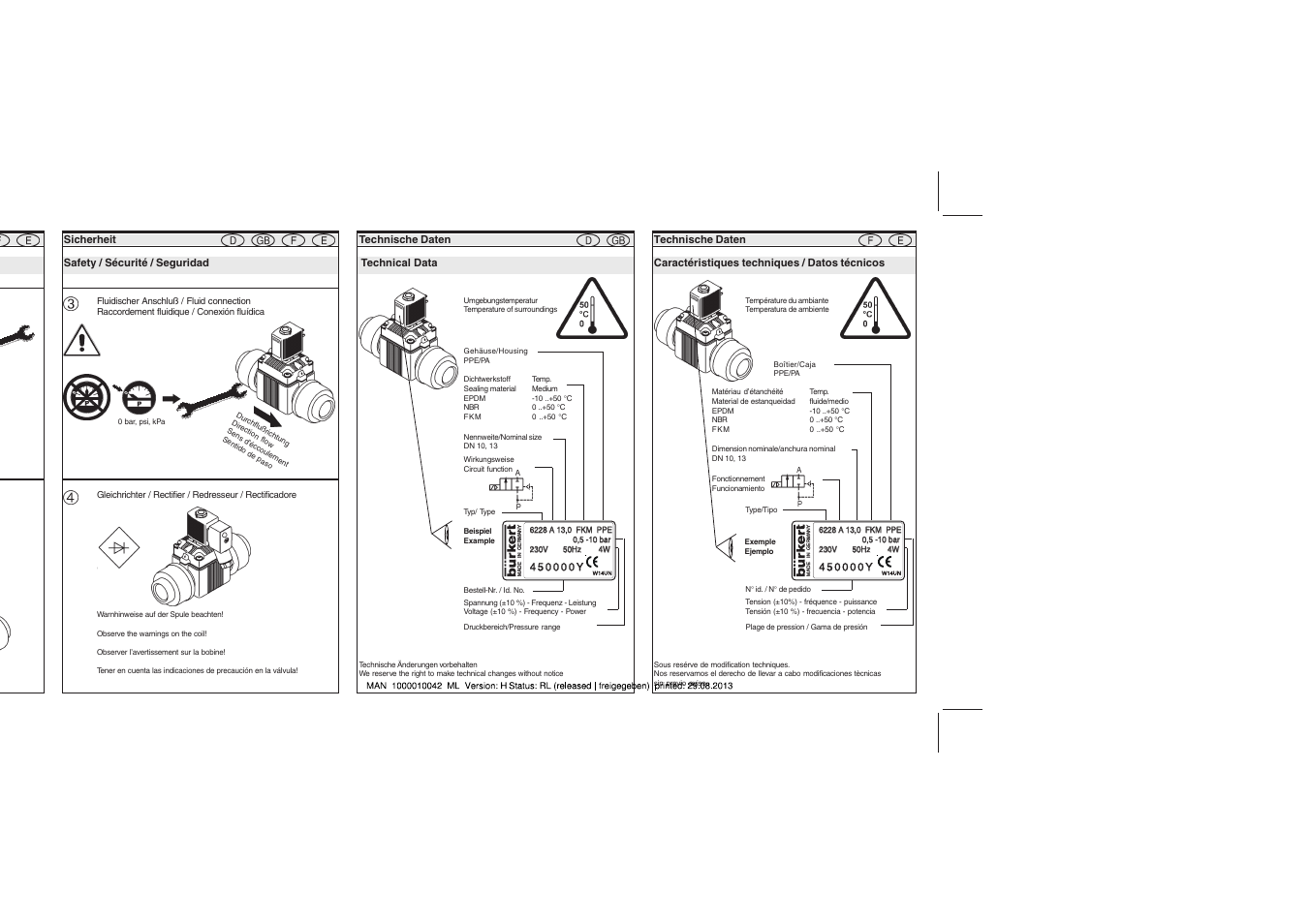 Burkert Type 6228 User Manual | Page 3 / 6