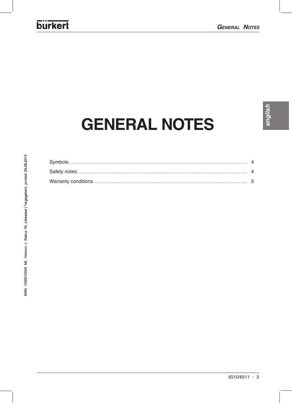 Burkert Type 6510 User Manual | Page 4 / 43