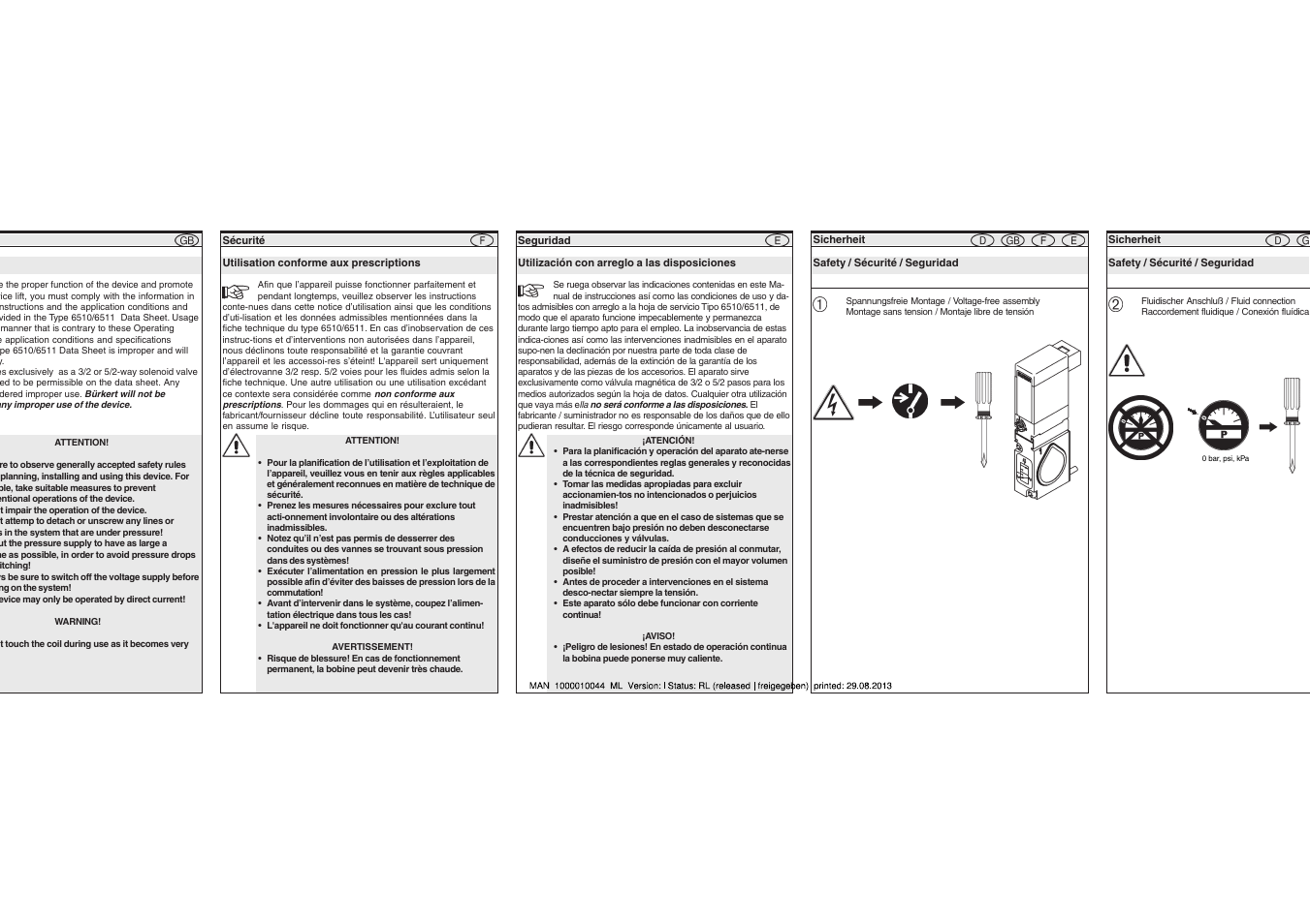 Burkert Type 6511 User Manual | Page 2 / 6