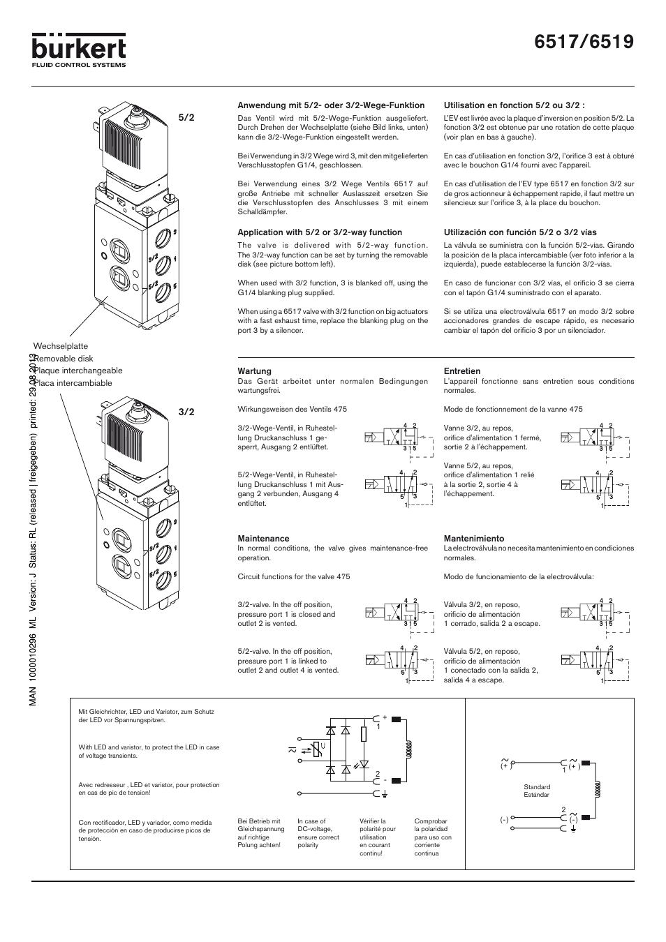 Burkert Type 6519 User Manual | Page 2 / 4