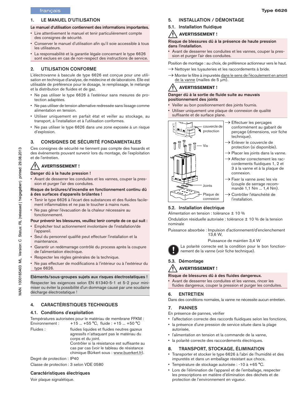 Burkert Type 6626 User Manual | Page 4 / 4