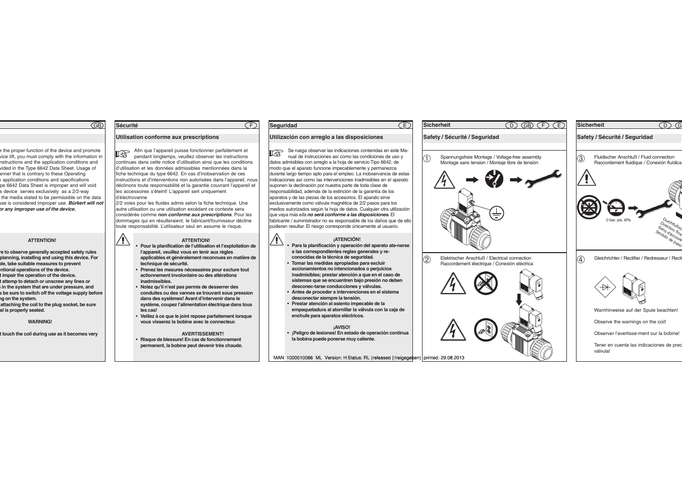 Burkert Type 6642 User Manual | Page 2 / 6