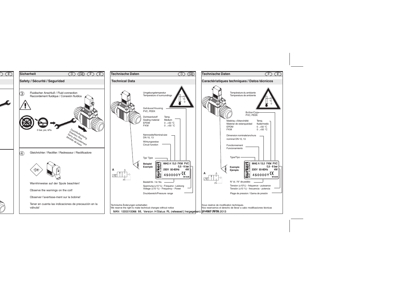 Burkert Type 6642 User Manual | Page 3 / 6