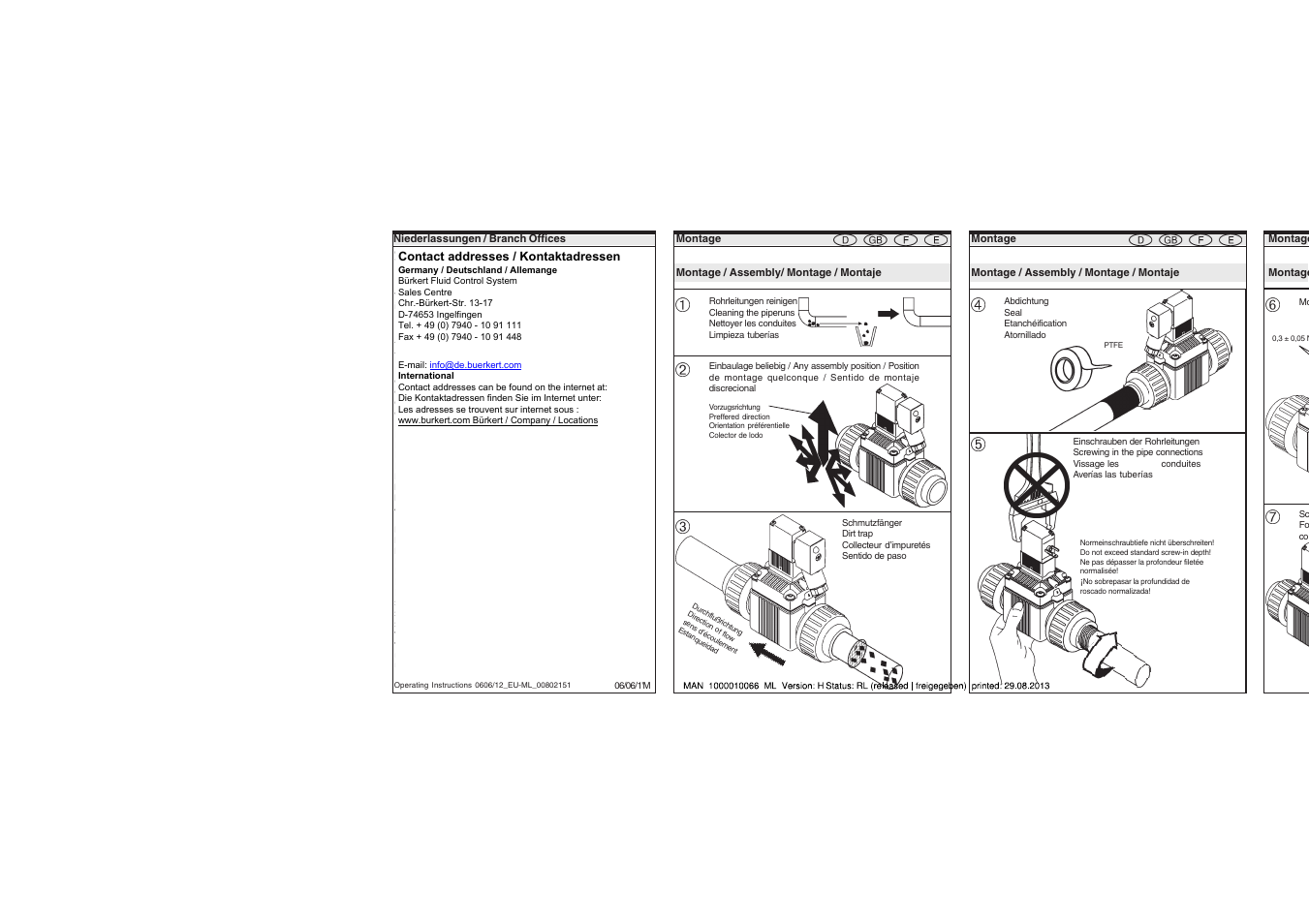 Burkert Type 6642 User Manual | Page 4 / 6