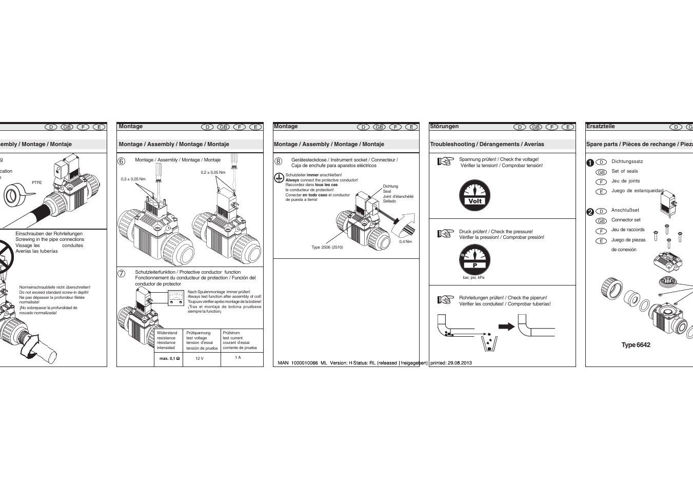 Burkert Type 6642 User Manual | Page 5 / 6