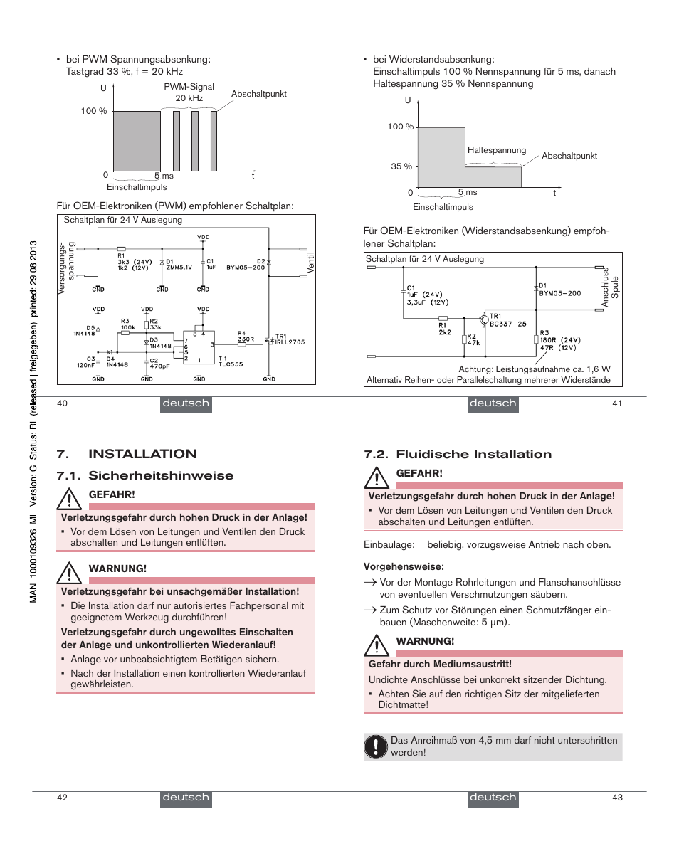 Installation | Burkert Type 6650 User Manual | Page 12 / 21