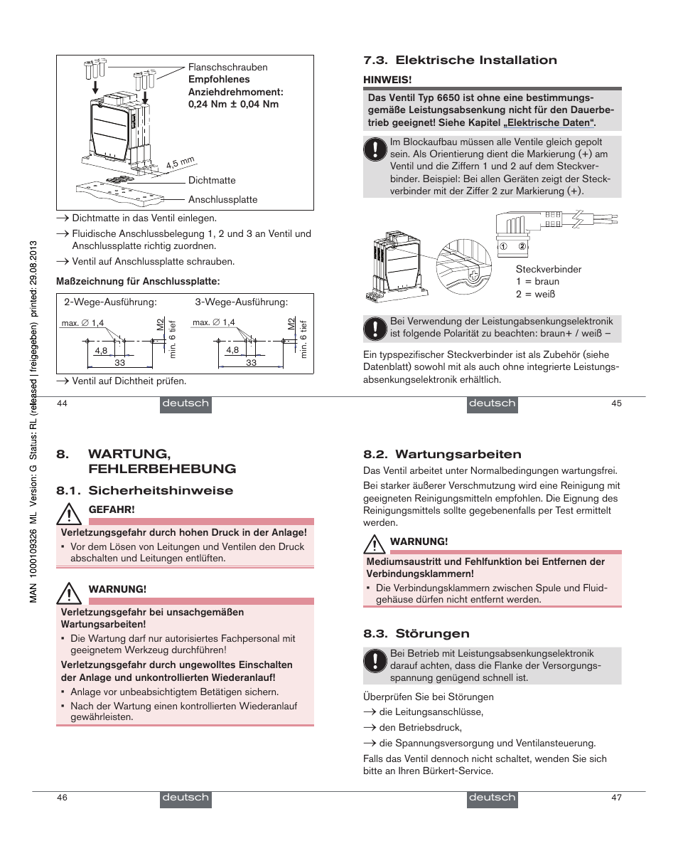 Burkert Type 6650 User Manual | Page 13 / 21