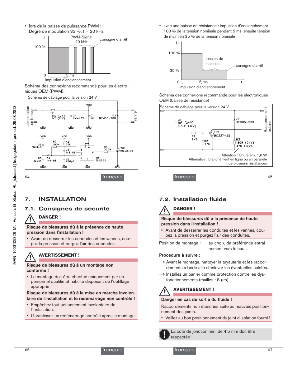 Installation | Burkert Type 6650 User Manual | Page 19 / 21