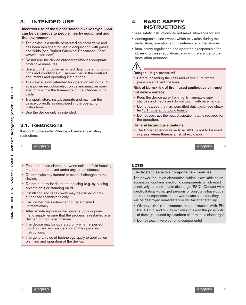 Burkert Type 6650 User Manual | Page 2 / 21