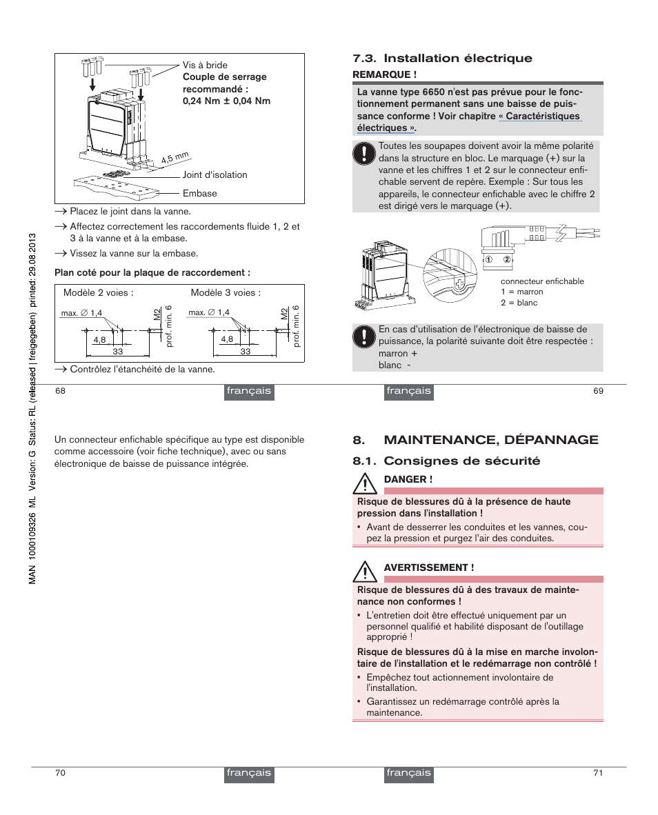 Burkert Type 6650 User Manual | Page 20 / 21