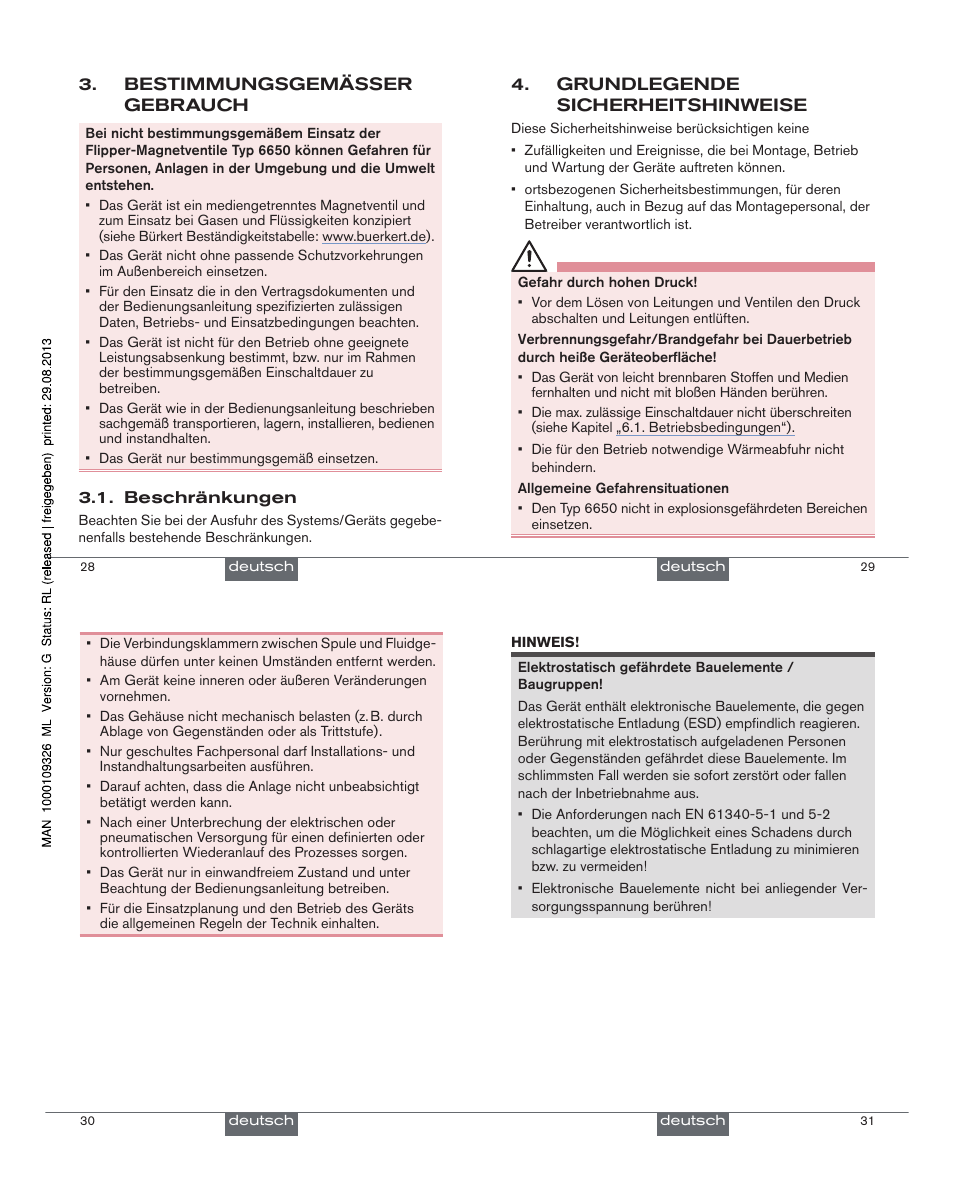 Burkert Type 6650 User Manual | Page 9 / 21