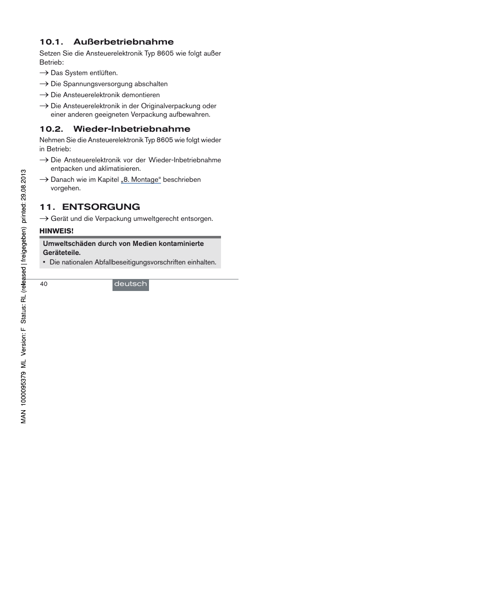 Burkert Type 8605 User Manual | Page 12 / 18