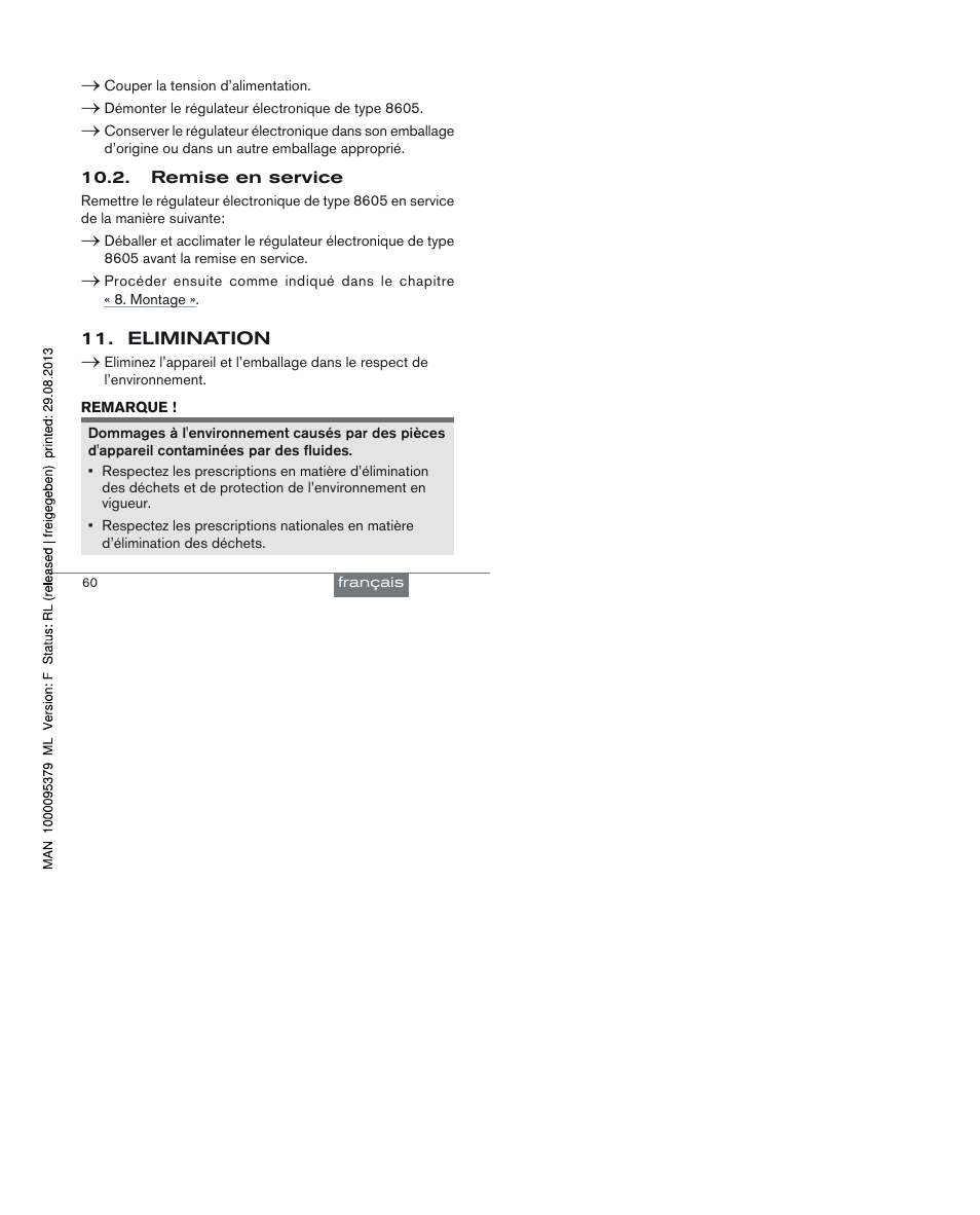 Burkert Type 8605 User Manual | Page 18 / 18