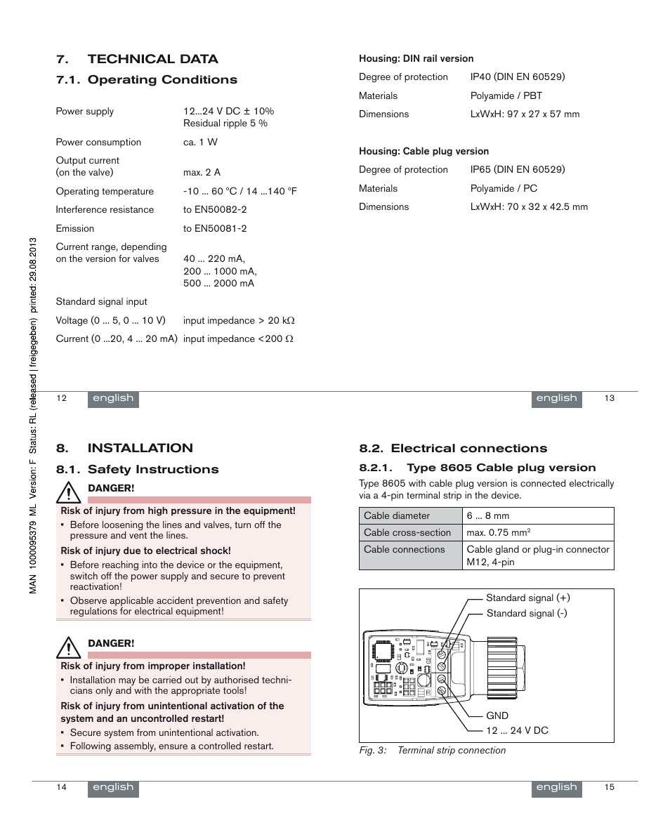 Burkert Type 8605 User Manual | Page 4 / 18